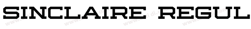 Sinclaire Regular字体转换